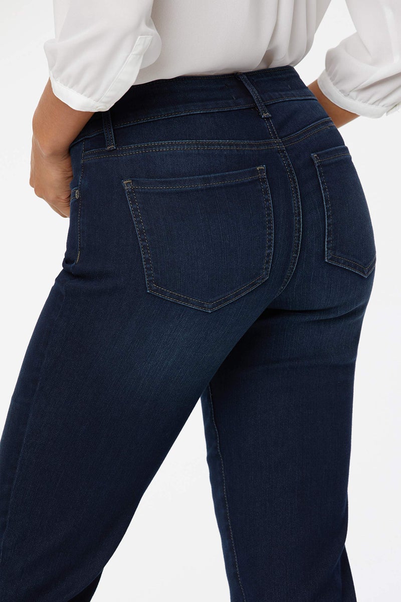 NYDJ Women's Marilyn Straight Denim Jeans, Burbank Wash, 10 - Image 2